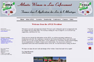 Picture of the AWLE Website Home Page