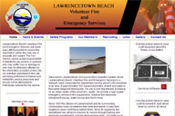 Picture of the Lawrencetown Beach Volunteer Fire and Emergency Services Website Home Page