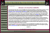 Picture of the NESOP Home Port Website Home Page